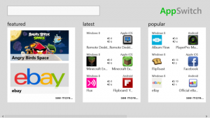 Des alternatives aux applications android et iOS sur Windows Store