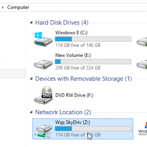 Mapper un dossier SkyDrive Comme un lecteur réseau sur Windows 8 et RT