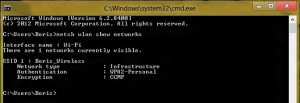 Comment se connecter en ligne de commande au réseau Wi-Fi sous Windows