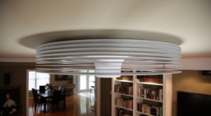 Le premier ventilateur de plafond à vortex et sans ailettes