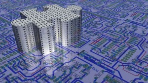 Les scientifiques créent la première micro-puce 3D