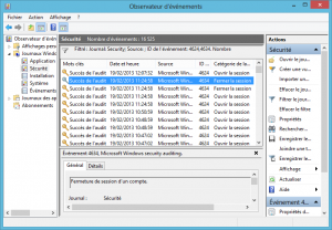 Comment connaître qui s&rsquo;est connecté à votre Windows 8 et quand